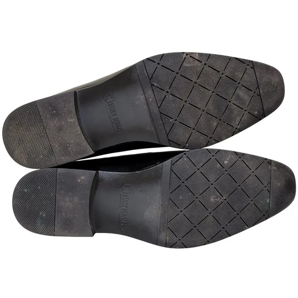 Stacy Adams Men Phoenix Slip On Tassel Dress Loafers Size US 9.5M Black Patent